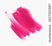 pink brush acrylic paint... | Shutterstock .eps vector #2027202587