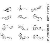 calligraphic design elements... | Shutterstock .eps vector #1094644997
