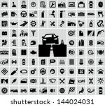 vector auto icons set | Shutterstock .eps vector #144024031