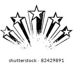 shooting stars. vector... | Shutterstock .eps vector #82429891