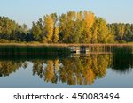 Autumn Colors Reflected On A...