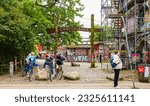 Small photo of Copenhagen, Denmark - 07.01.2023:Christiania is an intentional community, commune and micronation in the Christianshavn. It began in 1971 as a squatted military base. Its Pusher Street is famous.