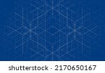abstract blue gray hexagon ... | Shutterstock .eps vector #2170650167