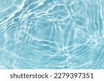 abstract blue color water wave, pure natural swirl pattern texture, background photography