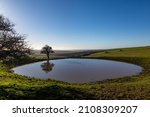 A Dew Pond On Ditchling Beacon...