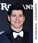 Small photo of BURBANK - MAR 23: Michael Fishman arrives to the "Roseanne" Series Premiere Event on March 23, 2018 in Burbank, CA