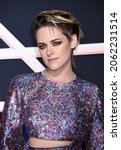 Small photo of WESTWOOD, CA USA - NOV 11 2019: Kristen Stewart arrives to the "Charlie's Angels" World Premiere on November 11, 2019 in Westwood, CA