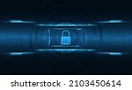 padlock security cyber digital... | Shutterstock .eps vector #2103450614