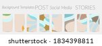 social media booster background ... | Shutterstock .eps vector #1834398811