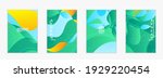 abstract vector flyer template... | Shutterstock .eps vector #1929220454