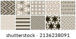 seamless vector pattern set.... | Shutterstock .eps vector #2136238091