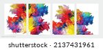 abstract bright colorful... | Shutterstock .eps vector #2137431961