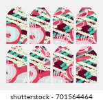 hand drawn creative tags.... | Shutterstock .eps vector #701564464