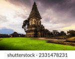 Small photo of Candi Jawi, is a syncretic Hindu-Buddhist temple dated from late 13th century Singhasari kingdom. The temple is located on the eastern slope of Mt Welirang, Pasuruan, East Java, Indonesia. 23 02 2020