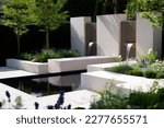 Avant garde garden design with...