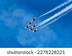 Thunderbirds in formation in...