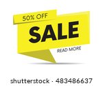 sale  special offer web banner... | Shutterstock .eps vector #483486637