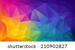 abstract rainbow background... | Shutterstock .eps vector #210902827