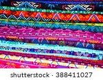 colorful cloth texture... | Shutterstock . vector #388411027