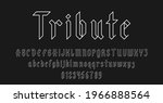 set of alphabets font letters... | Shutterstock .eps vector #1966888564