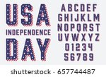 Font Usa Flag Stars And Stripes ...