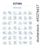 vector graphic set.isolated... | Shutterstock .eps vector #692276617