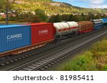 A Computer Generated Freight...