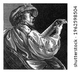 Small photo of Luit spelende man, Salomon Savery (attributed to), after Hendrick ter Brugghen, 1610 - 1665