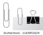 Set Of Paper Clip With Black...