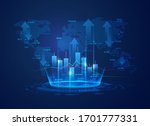 stock market exchange concept ... | Shutterstock .eps vector #1701777331