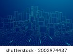 concept of smart city or... | Shutterstock .eps vector #2002974437