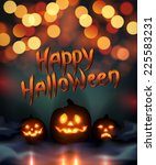 halloween vector illustration. | Shutterstock .eps vector #225583231