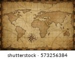 Old Nautical Vintage World Map...