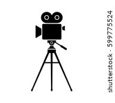 Movie Camera Vector Icon ...