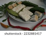 Small photo of Indonesian Traditional Food. 'Tempe' is one of the favorite food ingredients of the Indonesian people. Made from fermented soybeans. Furthermore, various types of processed food can be made.