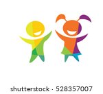 modern children education logo  ... | Shutterstock .eps vector #528357007