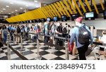 Small photo of Sao Paulo SP Brazil November 06 2023 Passenger movement at Congonhas Airport, located in the City of Sao Paulo, this Monday (06).