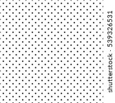 seamless monochrome polka dot... | Shutterstock .eps vector #539326531