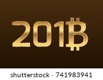 2018 New Year With Bitcoin Btc...