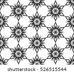 black and white ethnic  arabic  ... | Shutterstock .eps vector #526515544