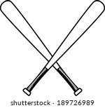 vector baseball bats