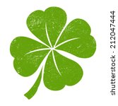 Green Lucky Four Leaf Irish...