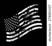 american flag vector icon | Shutterstock .eps vector #278001437