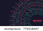 abstract 3d big data... | Shutterstock .eps vector #776518447