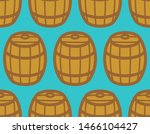 wooden barrel pattern seamless. ... | Shutterstock .eps vector #1466104427