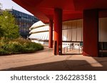 Small photo of Museum at Branly Quay in Paris Jacques Chirac - PARIS, FRANCE - SEPTEMBER 4, 2023
