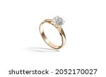 Blank Gold Ring With Diamond...