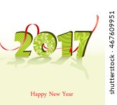 happy new year 2017 background. ... | Shutterstock .eps vector #467609951