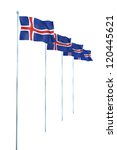 Iceland Flag Detail Render