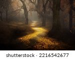 Mysterious Pathway. Footpath In ...
